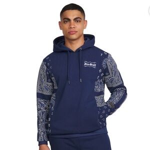 Dogg Supply by Snoop Dogg Men's Pullover Hoodie SMALL - NWT - NAVY